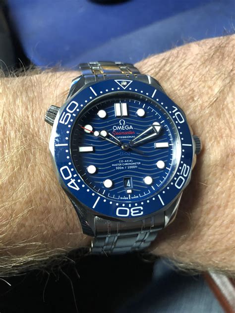 blue seamaster omega